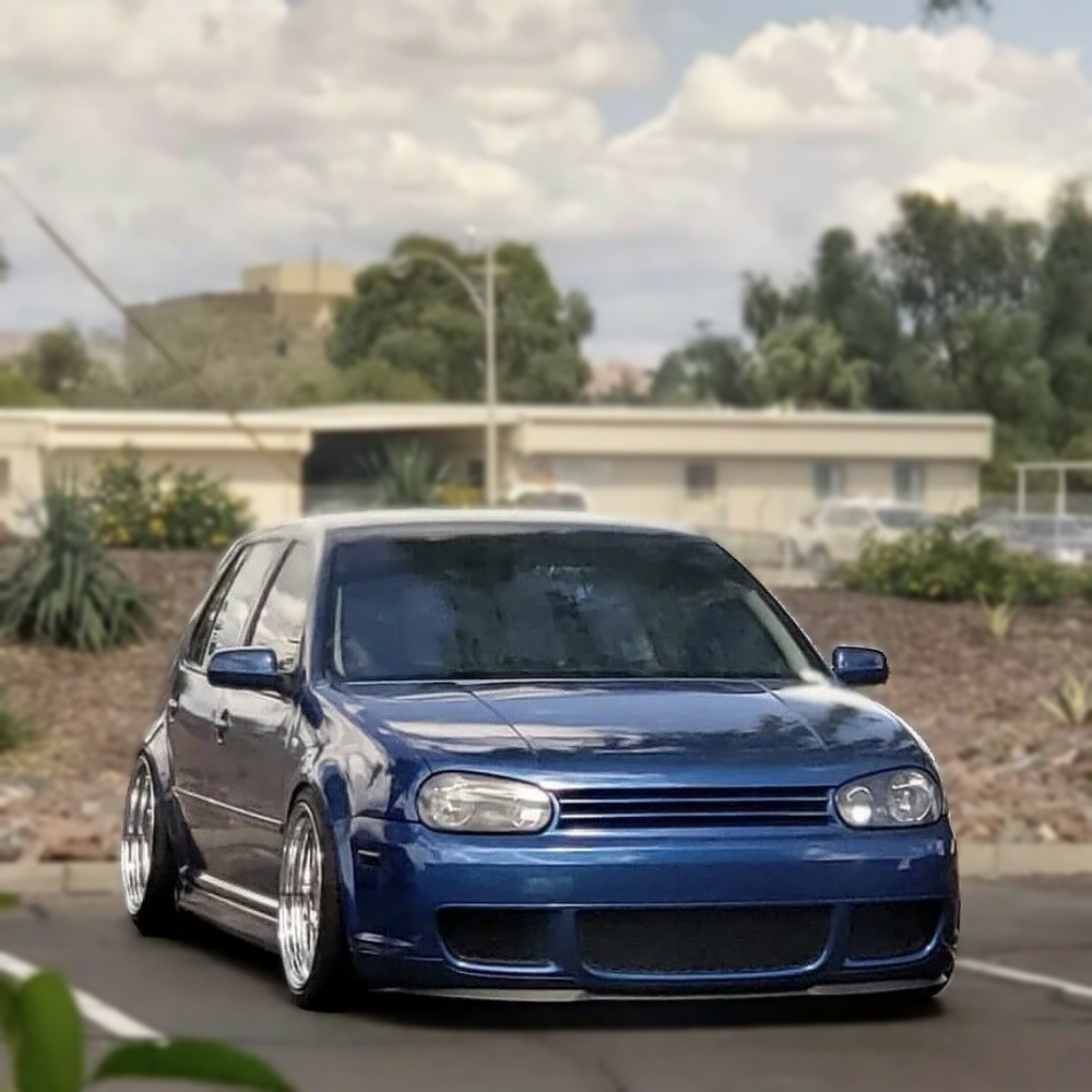 For VW Volkswagen Golf MK4 GTI CUPRA R FRONT SPOILER FRONT BUMPER LIP Spoiler lip universal 3pcs bodykit Spor accessory tuning
