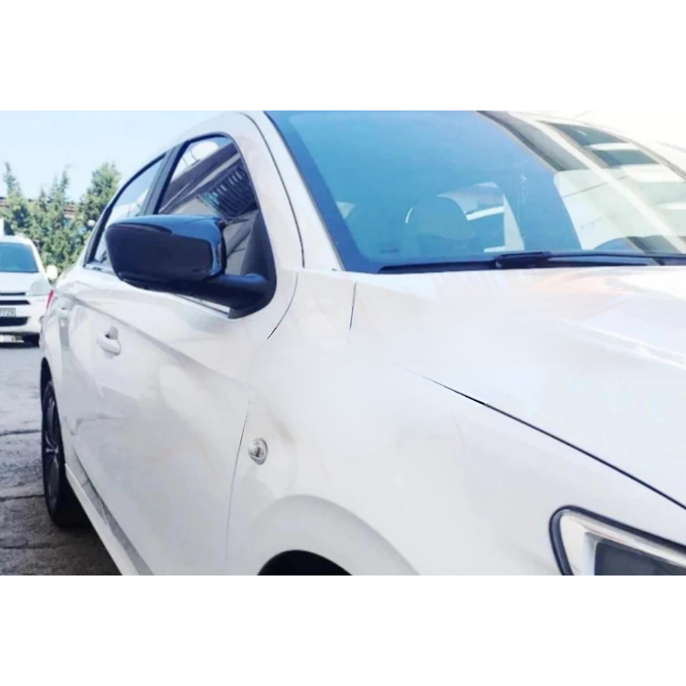 For Peugeot 301 2012 -2023 Bat Style Mirror Cover Car Accessories Rearview Mirror Cover 2 Pieces Cover Shields Tuning