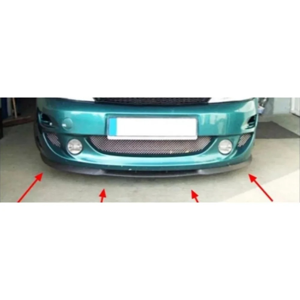 For Ford Focus MK 1 ST Cupra R Front Spoiler Front Bumber Lip Spoiler Lip Universal 3 PCS Bodykit Spor Accessory Tuning Exterior Parts