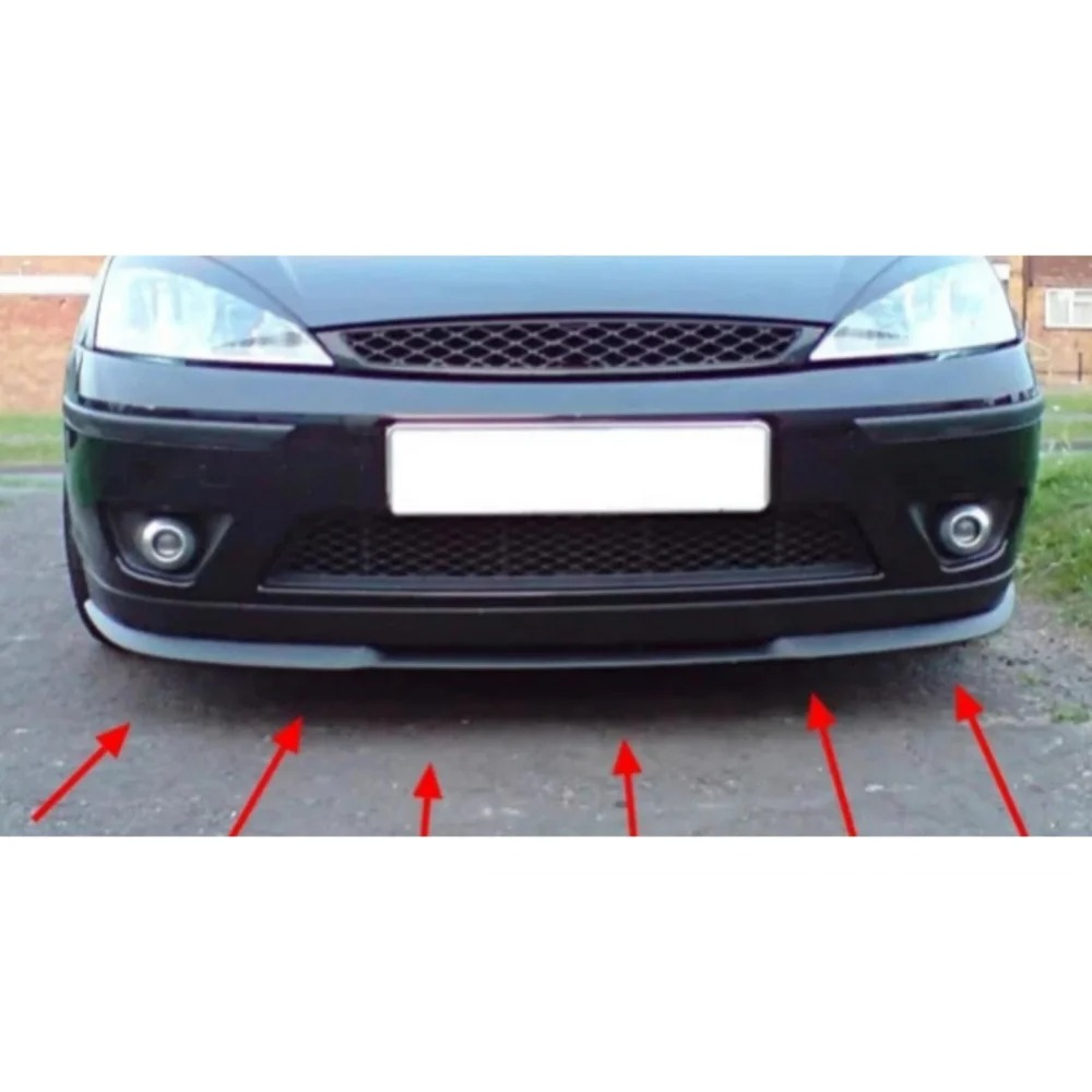 For Ford Focus MK 1 ST Cupra R Front Spoiler Front Bumber Lip Spoiler Lip Universal 3 PCS Bodykit Spor Accessory Tuning Exterior Parts
