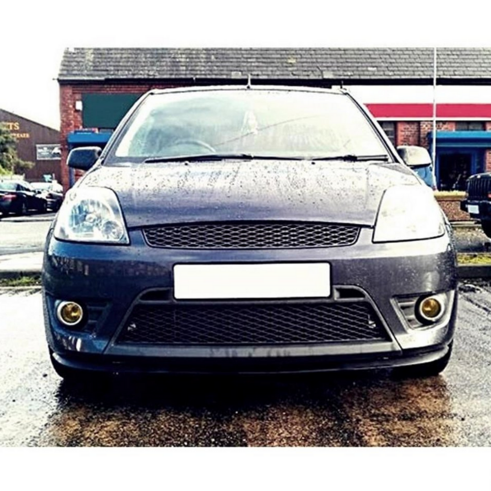 For Ford Fiesta Cupra R Front Spoiler Front Bumber Lip Spoiler Lip Universal 3 PCS Bodykit Spor Accessory Tuning Exterior Parts
