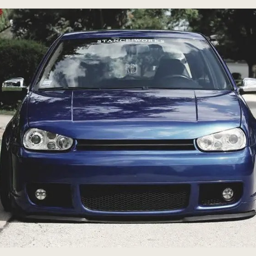 For VW Volkswagen Golf MK4 GTI CUPRA R FRONT SPOILER FRONT BUMPER LIP Spoiler lip universal 3pcs bodykit Spor accessory tuning