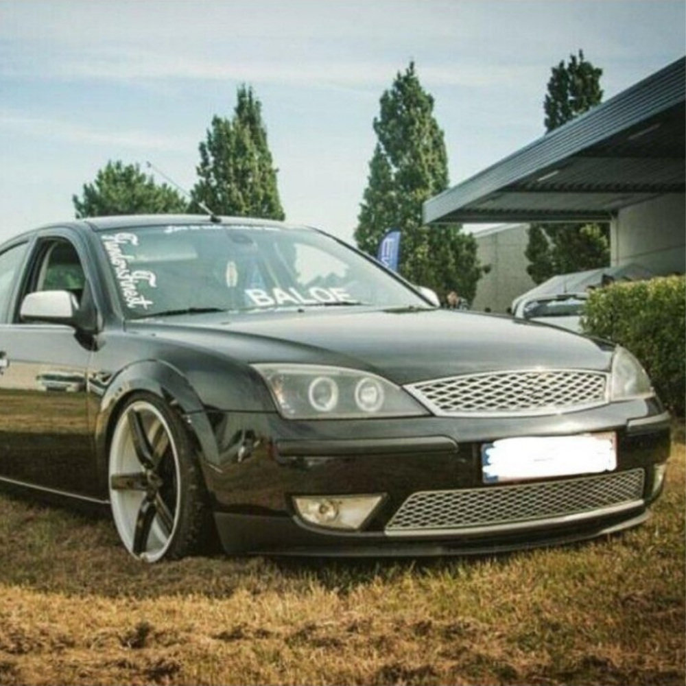 For Ford Mondeo MK3 Sedan SW Cupra R Front Spoiler Front Bumber Lip Spoiler Lip Universal 3 PCS Bodykit Spor Accessory Tuning Exterior Parts