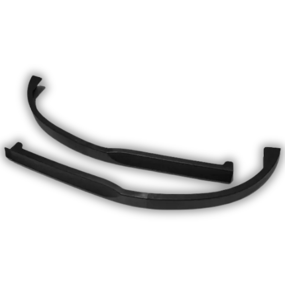 For Vw Polo Mk5 6R-6C 09-17 2 Pcs Front Bumper Lip Body Kit Spoiler Splitter Diffuser Quality ABS Plastic Professional Tuning Parts