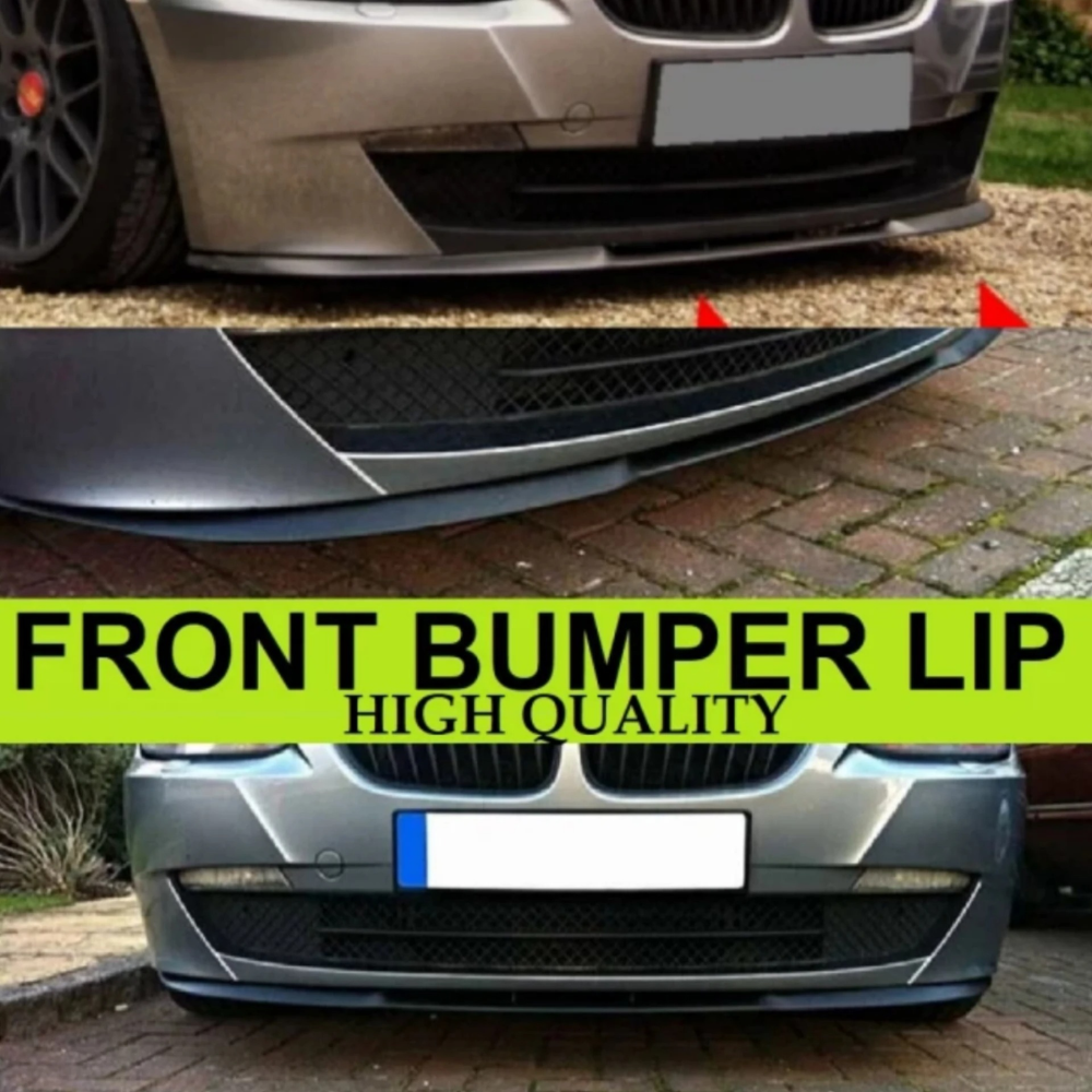 For Alfa Romeo 166 Cupra R Front Spoiler Front Bumber Lip Spoiler Lip Universal 3 PCS Bodykit Spor Accessory Tuning Exterior Parts