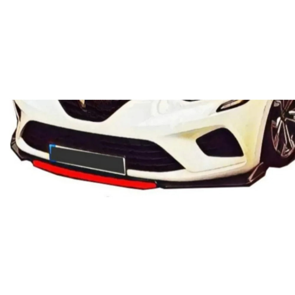 4 Piece Front Bumper Lip For Renault Clio 4 Car Accessories 5 Color Options Body Kit Splitter Modified Exterior Parts Tuning