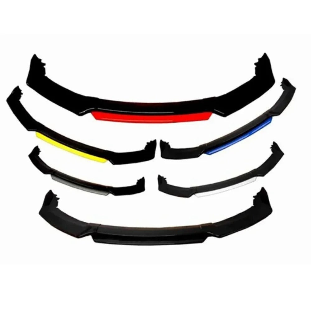 4 Piece Front Bumper Lip For Renault Clio 4 Car Accessories 5 Color Options Body Kit Splitter Modified Exterior Parts Tuning