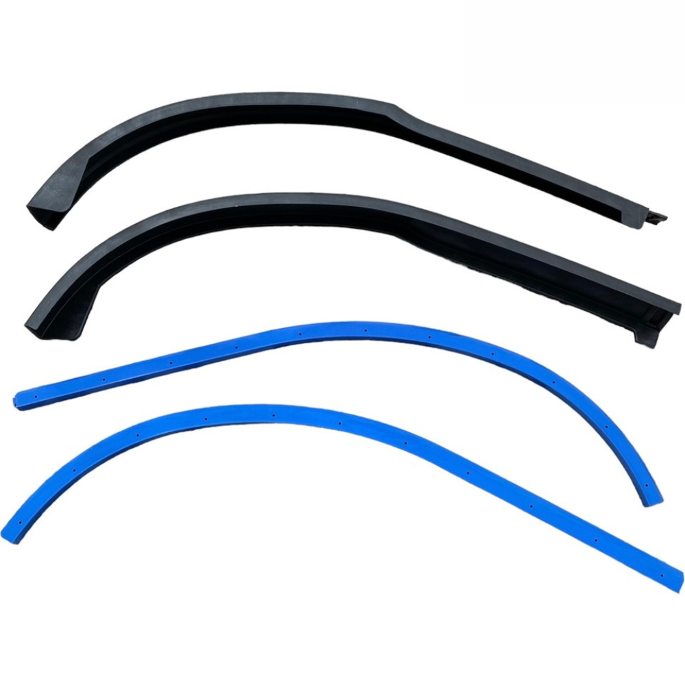 For Vw Polo Mk5 6R-6C 09-17 2 Pcs Front Bumper Lip Body Kit Spoiler Splitter Diffuser Quality ABS Plastic Professional Tuning Parts