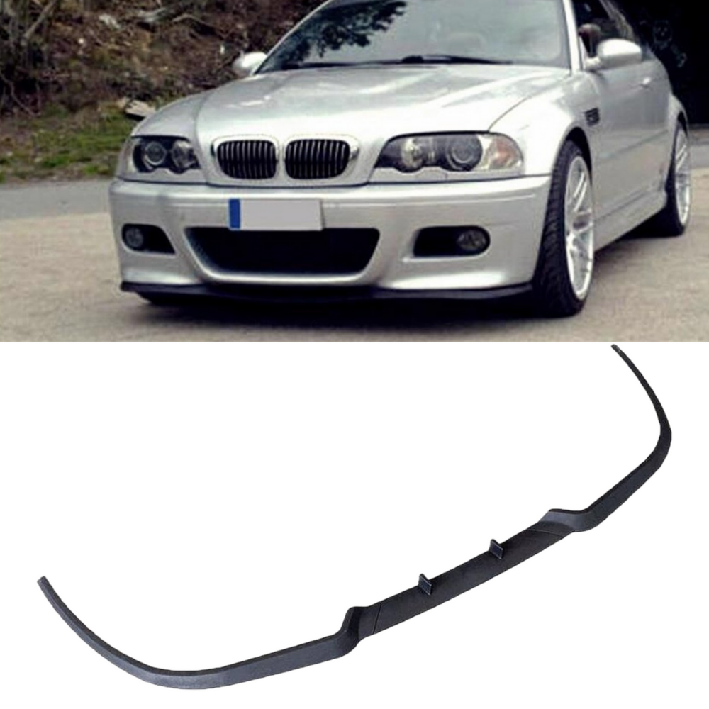 For BMW 3 Series E46 M M3 Cupra R Front Spoiler Front Bumber Lip Spoiler Lip Universal 3 PCS Bodykit Spor Accessory Tuning Exterior Parts
