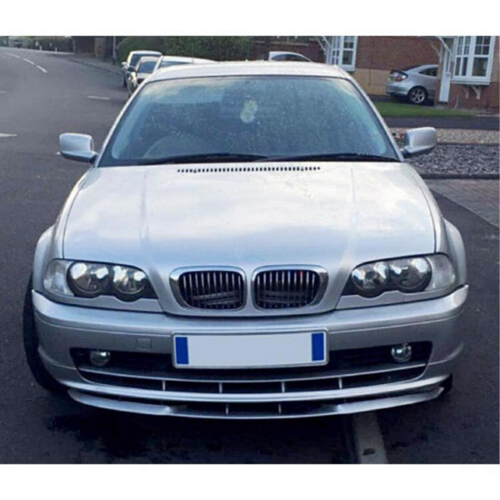 For BMW 3 Series E46 M M3 Cupra R Front Spoiler Front Bumber Lip Spoiler Lip Universal 3 PCS Bodykit Spor Accessory Tuning Exterior Parts