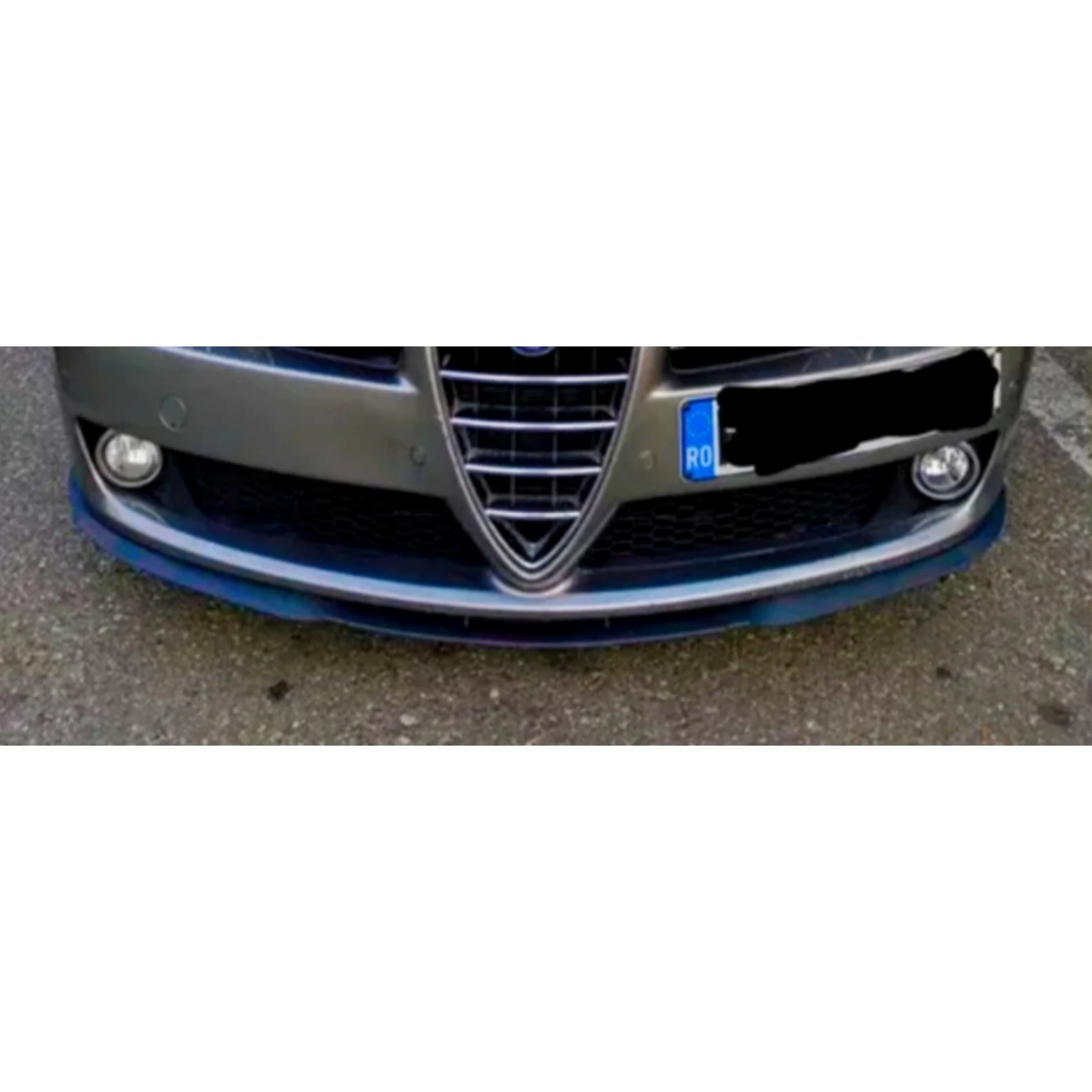 For Alfa Romeo 159 Cupra R Front Spoiler Front Bumber Lip Spoiler Lip Universal 3 PCS Bodykit Spor Accessory Tuning Exterior Parts