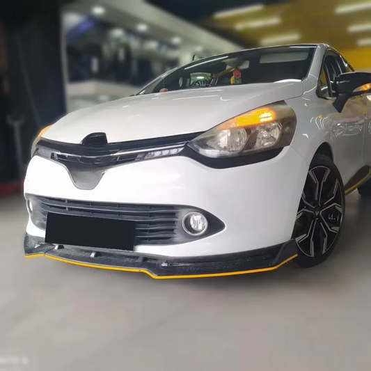 3 Pcs Front Bumper Lip For Renault Clio 4 2011-2019 Body Kit Car Accessories Spoiler Splitter Diffuser Flap Sport Exterior Parts