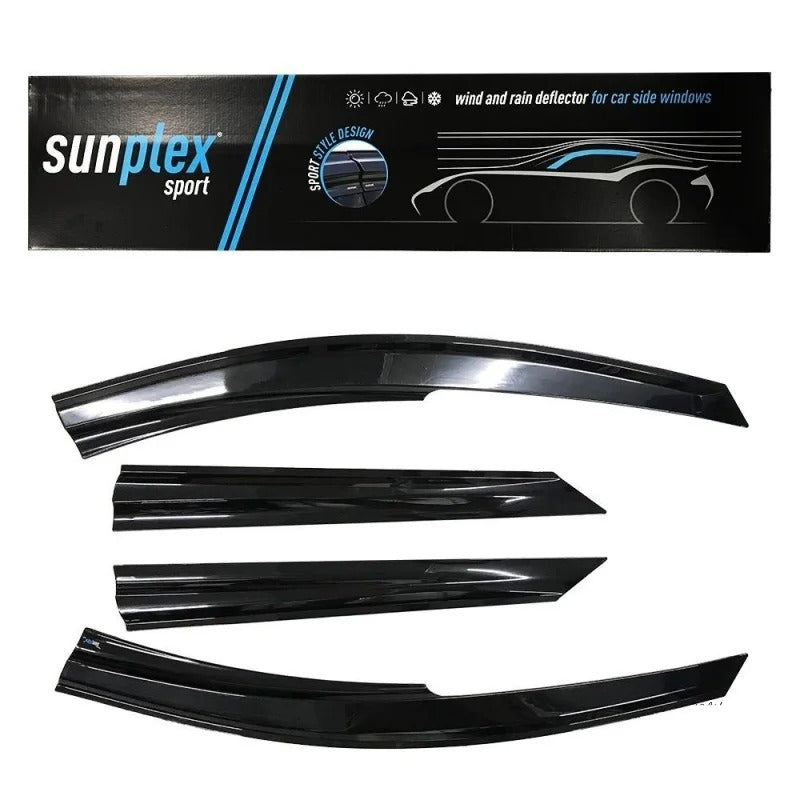 Car window accessories for Renault Clio 4 HB 2013 - 2019 window deflector rain cover visor awnings Exterior Accessory Tuning