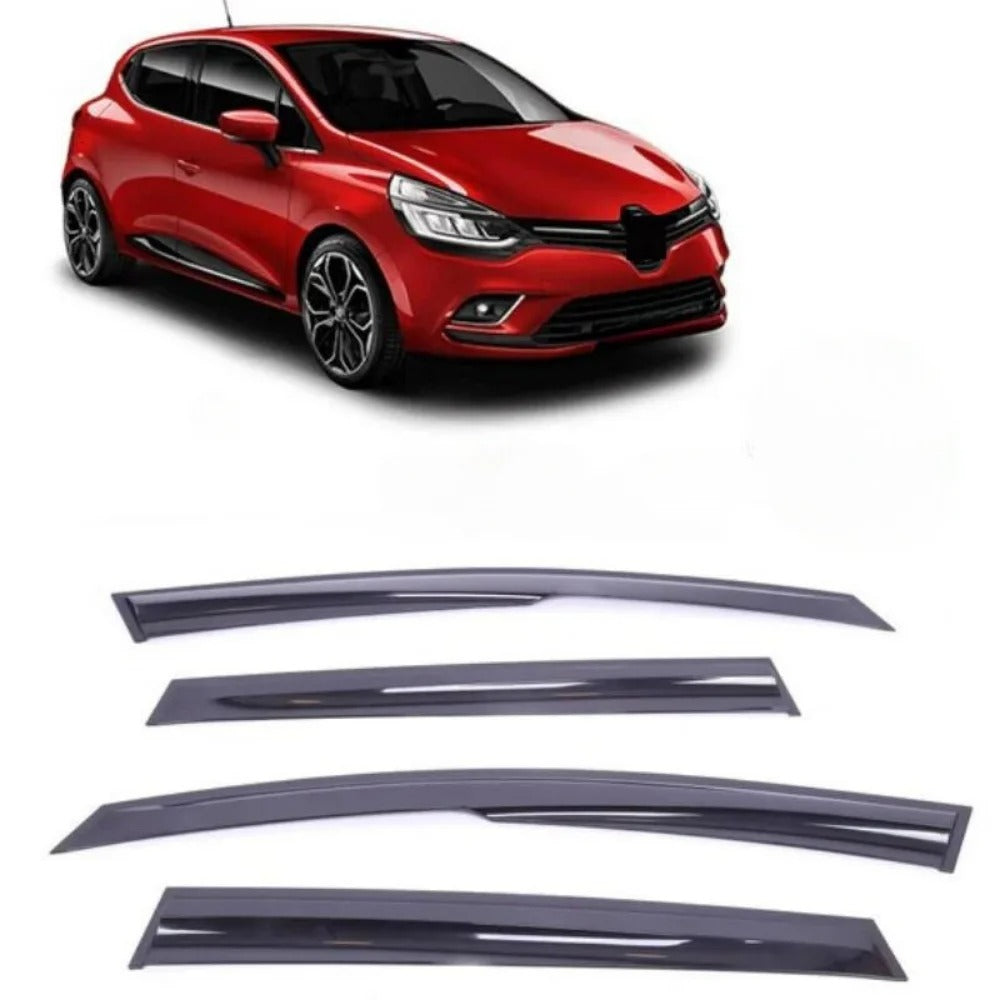 Car window accessories for Renault Clio 4 HB 2013 - 2019 window deflector rain cover visor awnings Exterior Accessory Tuning