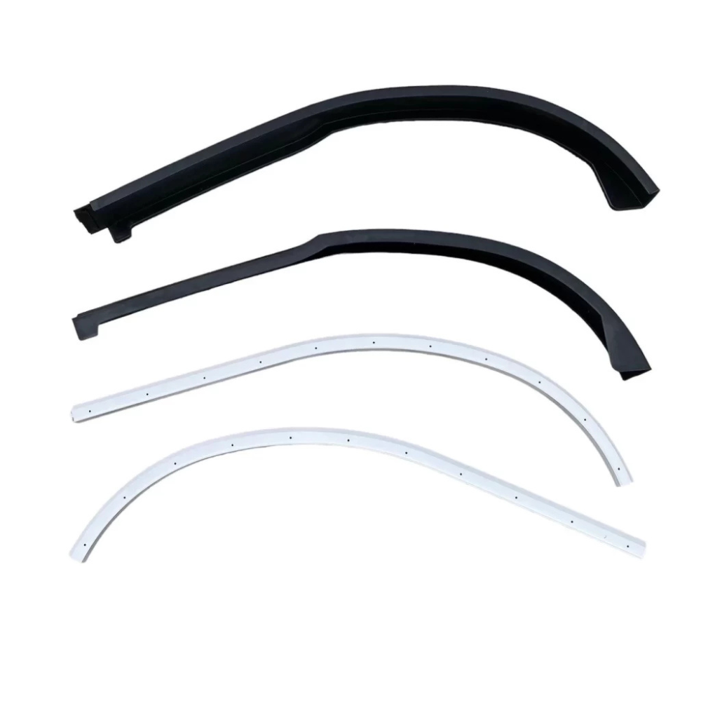For Vw Polo Mk5 6R-6C 09-17 2 Pcs Front Bumper Lip Body Kit Spoiler Splitter Diffuser Quality ABS Plastic Professional Tuning Parts